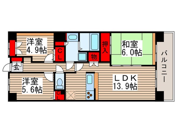 白井ロジュマンの物件間取画像